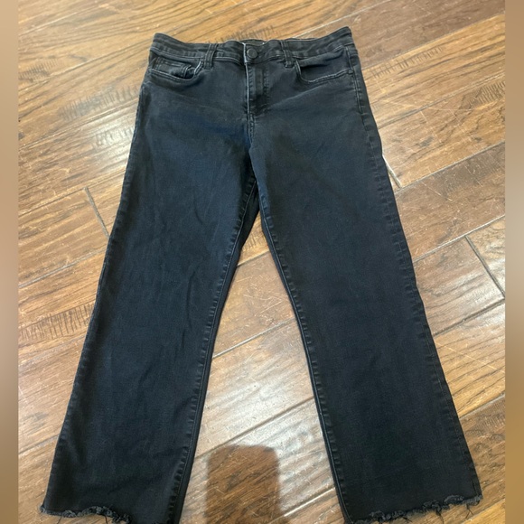 Kut from the Kloth Black Wide Leg Jeans - Picture 3 of 6